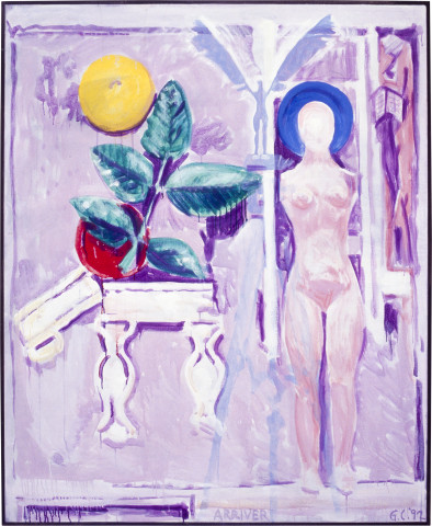 Gunter Christmann Arriver, 1992; acrylic on canvas; 168 x 137 cm; enquire