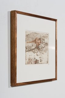 John Wolseley Burrowing Bettongs return to Watikinpirri
- Newhaven, 2024; etching; 27 x 34 cm; 56 x 62 cm (framed); Edition of 30; enquire