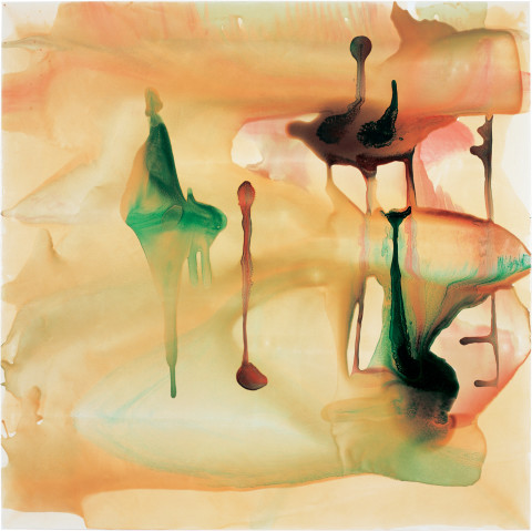 Dale Frank Mirriam Vale to Agnes view, 2003; varnish on acrylic on canvas; 200 x 200 cm; enquire