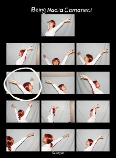 Tracey Moffatt Being Nadia Comaneci, 2005; colour print on Fujiflex paper; 58 x 43 cm; Edition of 10; enquire