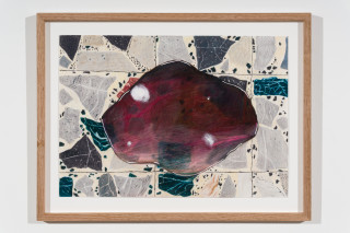 Callum Morton Spill #8, 2025-26; pencil and gouache on paper; 30 x 42 cm; enquire