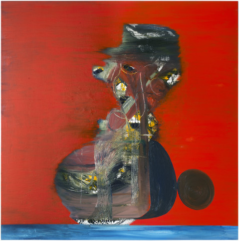 Gareth Sansom Bosun, 2014; oil and enamel on linen; 122 x 122 cm; enquire