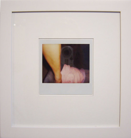 Tracey Emin ROTHKO POLAROIDS (detail), 2004; 12 framed Polaroid photographs and ink on A4 paper; 10 x 10 cm (each Polaroid) and 26.5 x 25.5 cm (each Polaroid frame); enquire