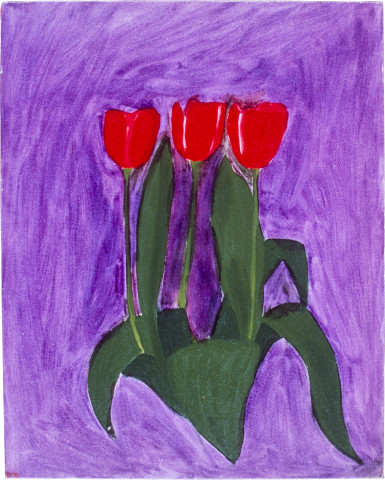 Elizabeth Newman Tulips, 1988; oil on canvas; 55 x 40 cm; enquire