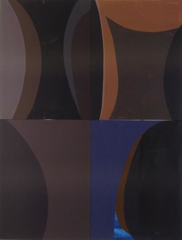 Tony Clark Lontano XXII, 2000; from the series Lontano; Acrylic on canvas board; 122 x 91.5 cm; 4 panels; enquire