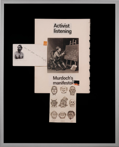 Brook Andrew This year, activist listening..., 2020; C-Type hand printed metallic photograph; 159 x 129 cm; Edition of 3 + 2 APs; more info; enquire
