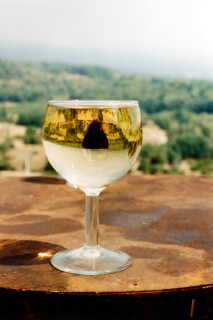 Bill Culbert Verre a vin, vin a verre, 1993; colour photograph; 31 x 27 cm; Edition of 20; enquire