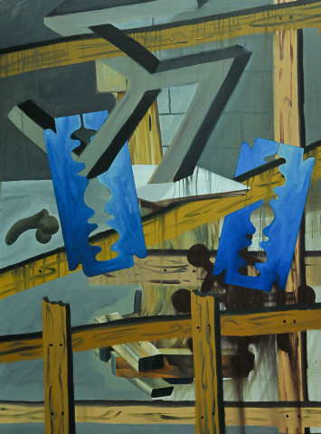 David Griggs Frat of the Obese 7, 2011; acrylic on canvas; 183 x 137 cm; enquire