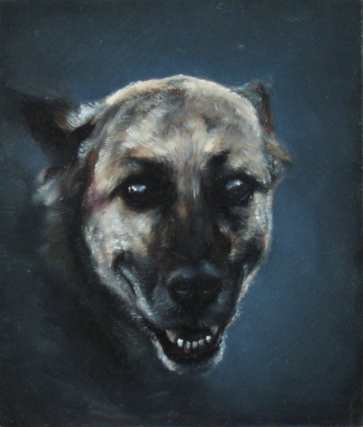 Louise Hearman Untitled #1151, 2004; oil on masonite; 36 x 30 cm; enquire