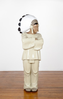 Michael Parekowhai The Brothers Grimm 8, 2009; automotive paint on fibreglass; 163 x 52 x 49 cm; enquire