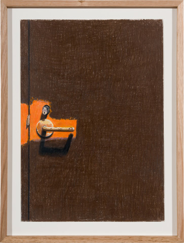 Callum Morton Door #12, 2026; pencil and gouache on paper; 42 x 30 cm; more info; enquire