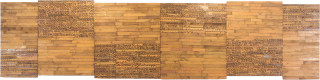 Rosalie Gascoigne All Summer Long, 1998; sawn wood on wood; 122 x 516 cm; enquire