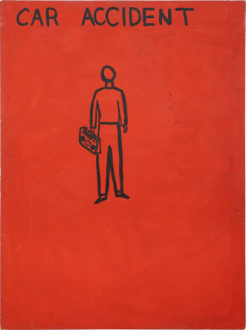 Linda Marrinon Colour Me Dead, 1982; acrylic on canvas; 76 x 102 cm; enquire