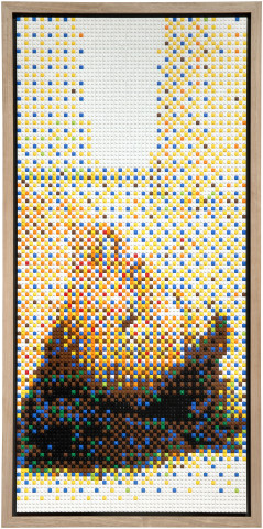 Claire Healy and Sean Cordeiro Vinager, 2014; Lego; 106.5 x 53 x 7.5 cm; enquire