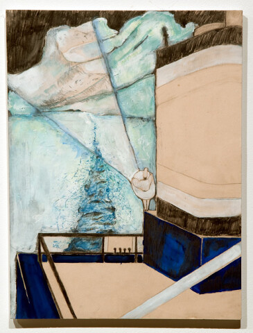 Hossein Ghaemi The infinite turn of an ana', 2009; gouache, pencil and watercolour on paper; 38 x 28 cm; enquire
