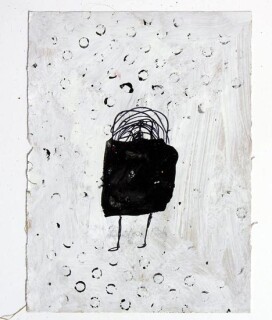 Newell Harry Untitled, 2006; gesso and oil stick on ironed Fabriano paper; 38 x 28 cm; enquire