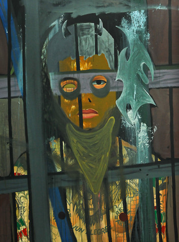 David Griggs Frat of the Obese 13, 2011; acrylic on canvas; 183 x 137 cm; enquire