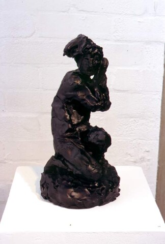 Linda Marrinon Neapolitan Fisherman, 1998; from the series Sculpture For The Home; Terracotta tinted to resemble bronze; 33 x 17 x 18 cm; enquire