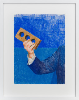 Callum Morton The Prop #2, 2020; pencil on paper; 56.5 x 45 cm; more info; enquire