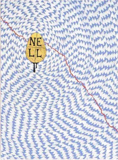 Nell The Red Thread, 2003; Gold leaf, enamel & acrylic on canvas; 56 x 76 cm; enquire