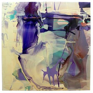 Dale Frank Ultima Thule Brachydactylic Brain Drain Dead Shot, 2007; varnish on canvas; 180 x 180 cm; enquire