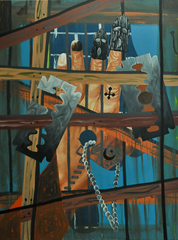 David Griggs Frat of the Obese 11, 2011; acrylic on canvas; 183 x 137 cm; enquire