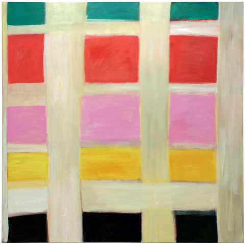 Angela Brennan Infinity plus Four, 2011; oil on linen; 152 x 152 cm; enquire