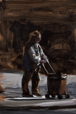 Louise Hearman Untitled #1327, 2010; Oil on masonite; 49.5 x 33 cm; enquire