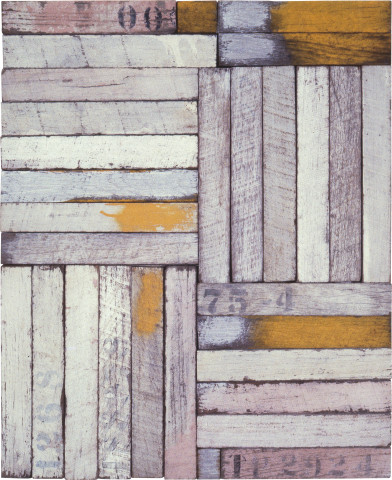 Rosalie Gascoigne Daisy, 1989; 73 x 59.5 cm; enquire