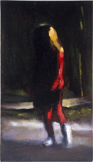 Louise Hearman Untitled #  1040, 2003; oil on masonite; 11 x 19 cm; enquire