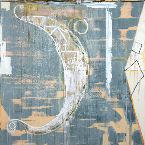 John Firth-Smith Driftwood, 2011; oil on linen; 6' x 6' (182.9 x 182.9 cm); enquire