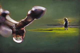 Louise Hearman Untitled #1293, 2009; oil on masonite; 61 x 91.5 cm; enquire