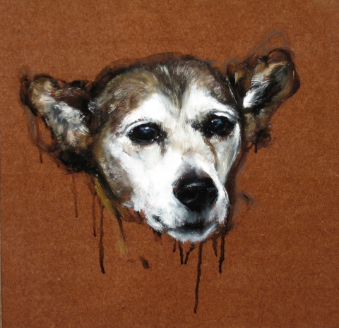 Louise Hearman Untitled #1153, 2005; oil on masonite; 32 x 33 cm; enquire