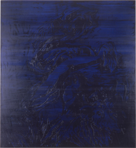 Lindy Lee My Utopia, 1989; oils and wax on canvas; 183 x 173 cm; enquire