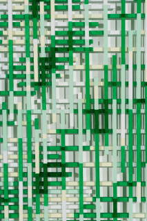 Hilarie Mais Mend, 2024; wood, acrylic paint; 145 x 145 cm; enquire