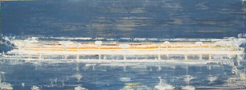 John Firth-Smith Reef #2, 2003; from the series 20.; oil on linen; 2ft 6in x 6ft 7in; enquire