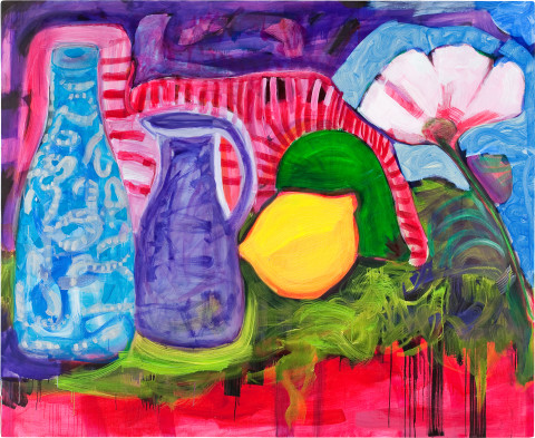 Angela Brennan Still life, 2009; oil on linen; 180 x 220 cm; enquire