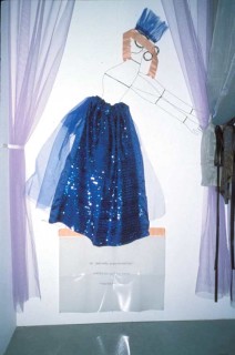 Jacqueline Fraser And verify on the eleventh day I raid that jest was firmly nipped >, 2000-01; from the series The acute massacre of the blessed by the cruel scientific curse > New Zealand  Auckland, 8.3.2000 Paris, 22.7.2000; Ribbon, laminated tracing paper, wire, tulle, sequins; 220 x 150 cm; Provinence: Yokohama Triennale, 2001; enquire