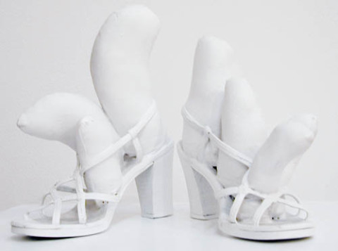 Yayoi Kusama Untitled, 1999; Mixed media; 2 pieces each 23 x 15 x 10 cm; enquire