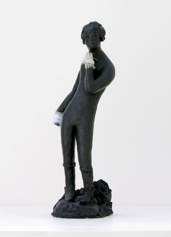 Linda Marrinon Boxer, 2006; bronze and muslin; 31 x 10 x 11 cm; enquire