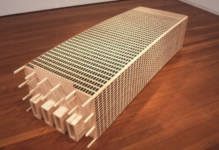 James Angus Seagram Building, 2000; spruce, MDF, plexiglass; 45 x 240 x 75 cm; enquire