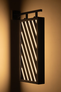 Callum Morton City Lights #5, 2026; steel, 2Pac polyurethane, lights; 89.5 x 50.5 x 12 cm; enquire