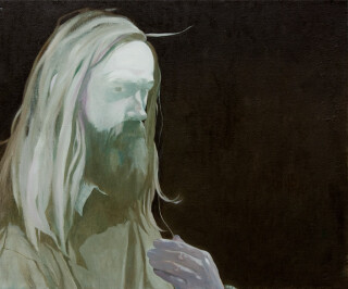 Glenn Sorensen What is my lesson, 2011-12; oil on linen; 47.5 x 56 cm; enquire