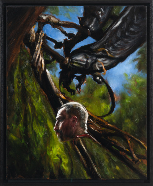 Louise Hearman Untitled #1564, 2025; oil on masonite; 75 x 61 cm; enquire