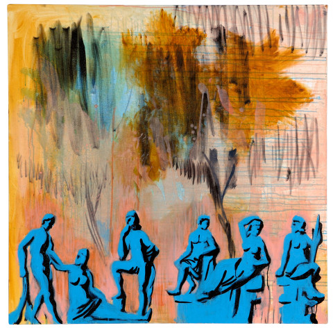 Tony Clark Landscape II, 2008; acrylic on canvas; 137.5 x 137.5 cm; enquire