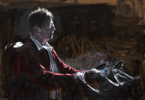 Louise Hearman Untitled #1340, 2011; Oil on masonite; 61 x 89 cm; enquire