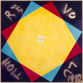 Gunter Christmann Lu 92, 1992; oil on canvas; 122 x 122 cm; enquire