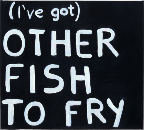 Angela Brennan Other fish to fry, 2003; oil on linen; 90.5 x 101 cm; enquire
