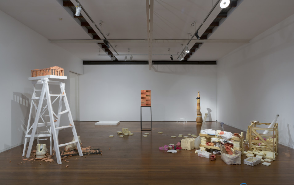 Exhibition view, Hany Armanious, Cavities, Platforms, Footings, Roslyn Oxley9 Gallery (7 April – 30 April 2016)