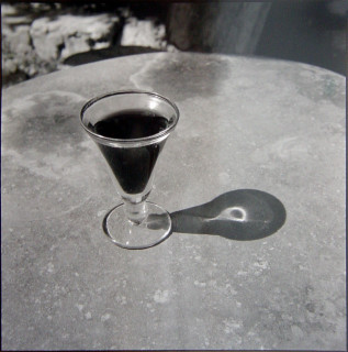 Bill Culbert Small glass pouring Light, France, 1997; silver gelatin prints; 40.5 x 40.5 cm; Edition of 25; enquire
